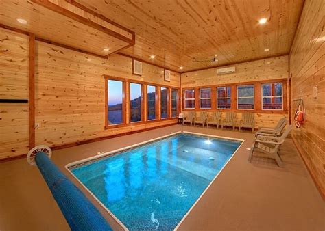 Luxury Cabin With Private Indoor Pool And Theater Updated 2022