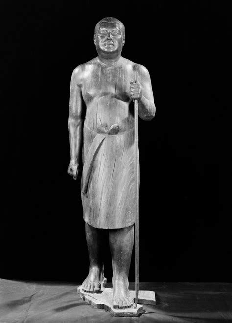Copie De La Statue Du Cheikh El Beled Du Musée égyptien Du Caire