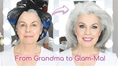 FROM GRANDMA TO GLAM MA Kerry Lou Shows How Transformative Makeup Can Be At ANY Age Silver