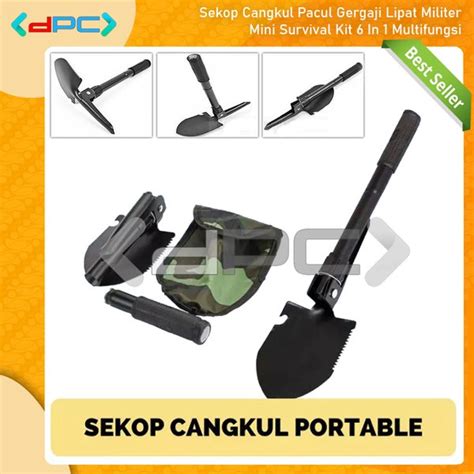 Jual Sekop Pacul Cangkul Portable Dapat Dilipat Model Army Di Lapak Dpc