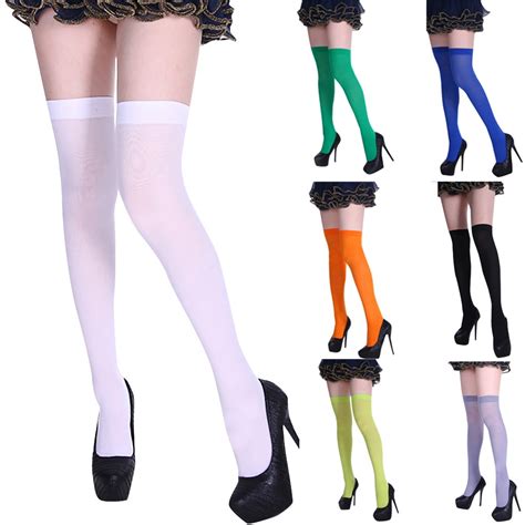 1pair japanese knee socks women sexy over the knee socks thigh high stockings acrylic solid