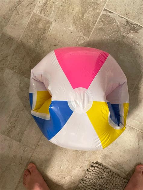 This Inflatable Beach Ball Swimsuit Is Sure To Get Some Looks At The