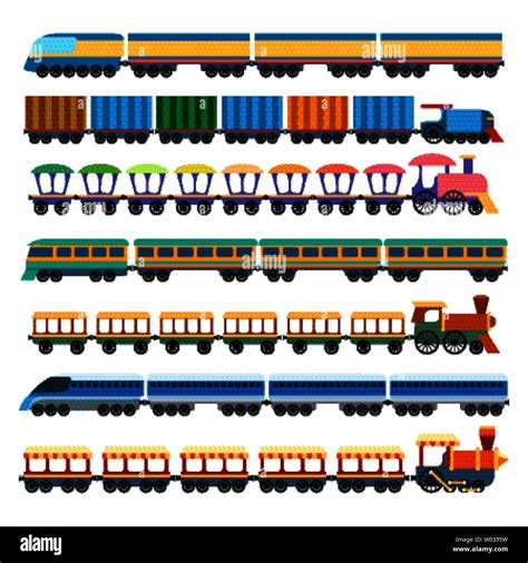 Modelos trenes juguetes Imágenes vectoriales de stock Alamy