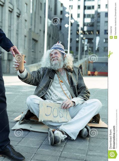 Homeless Vagrant Searching For Any Job Stock Photo Image Of Charity Refugee