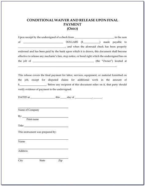 Lien Waiver Form Nc Beautiful Letter Intent Awesome Intent To Lien Letter Template Texas - Form ...