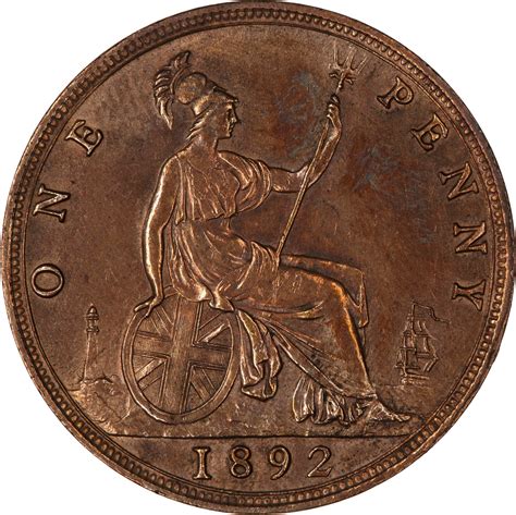 Penny 1892 Coin From United Kingdom Online Coin Club