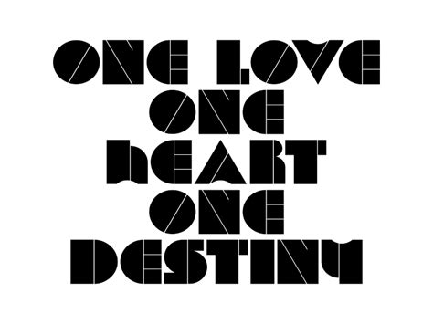 One Love One Heart One Destiny Graphic By Dudley Lawrence · Creative