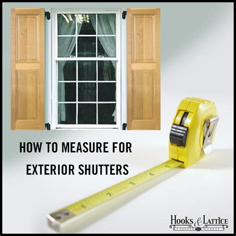 Plantation shutters may be mounted either inside the window frame or outside the window frame to the wall or molding. How to Measure for Exterior Shutters | Hooks & Lattice