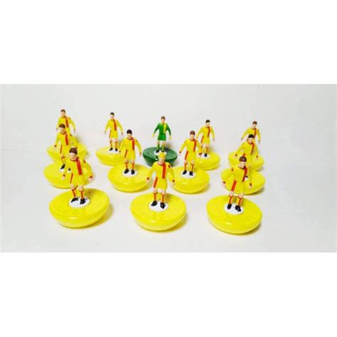 Subbuteo Andrew Table Soccer Melchester Rover Yellow On Classic Hasbro