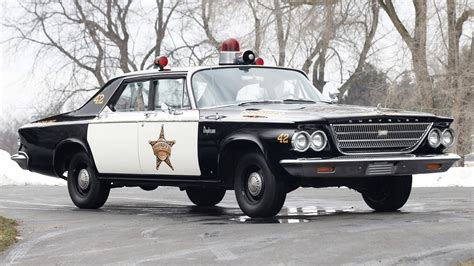 Car Police Police Cars Old Car Chrysler Sheriff Road Wallpapers