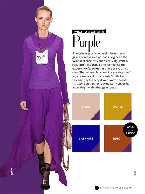 Purple Colour Combinations Fashion Color Combinations For Clothes Instyle Color Crash Course