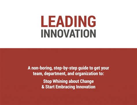 Free E Book Leading Innovation Funny Motivational Speaker And Change