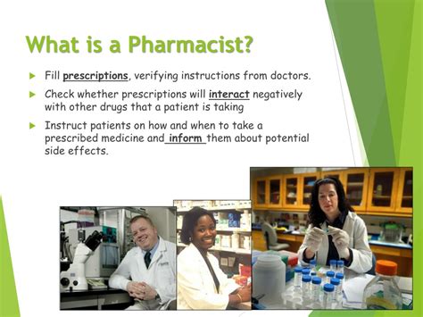 Ppt Pharmacist Powerpoint Presentation Free Download Id845119