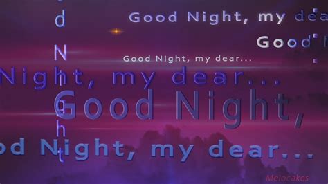 Good Night My Dear 💗🌙4k Video Greeting Cards Youtube