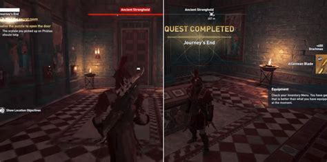 Головоломка Конец путешествия в Assassins Creed Odyssey как решить