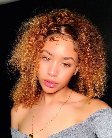 Light Skin With Loose Curls