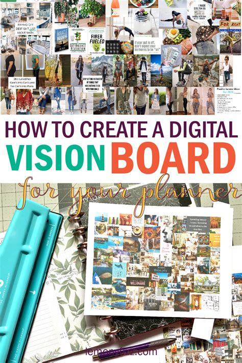 Vision Board Digital Template