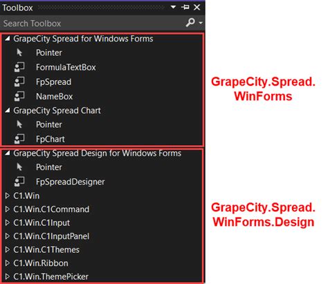 Adding Nuget Package For Spread Designer Spread Windows Forms 16