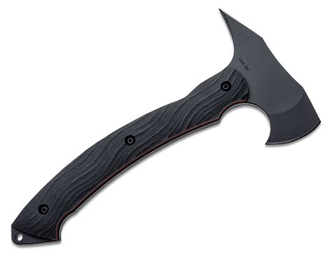 Toor Knives Tomahawk 11 Overall D2 Shadow Black Axe Head With Spike