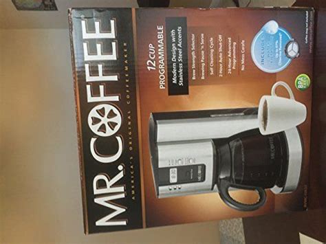 Mr Coffee Bvmc Tjx37 12 Cup Programmable Coffee Maker Black