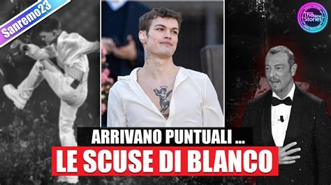 Sanremo 23 Blanco Rompe Il Silenzio E Chiede Scusa Per Quanto