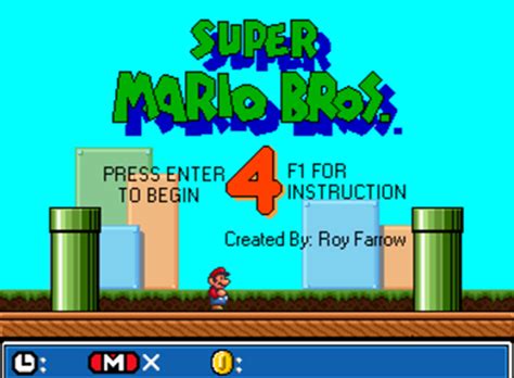 Super Mario Brothers Online Free Games Paclop