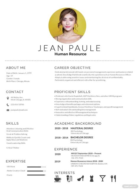 Writing a great welder resume is an important step in your job search journey. Instantly Download Free HR Fresher Resume Template, Sample ...