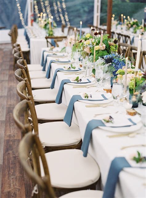 Modern Art Inspired Wedding With Pops Of French Blue Blue Wedding