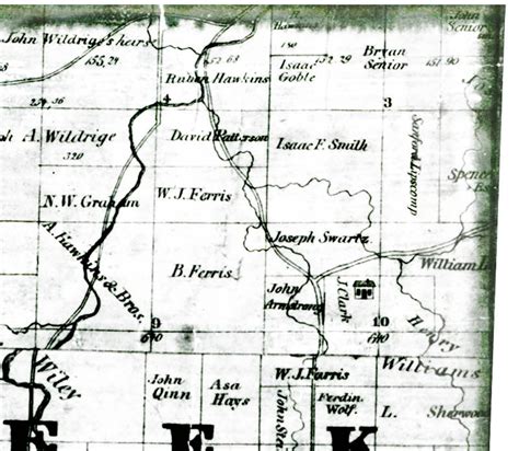 Franklin County Indiana 1858 Landowners Map Acpl Genealogy Center