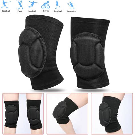 2pcs Protective Knee Pad Thickening Football Volleyball Extreme Sports