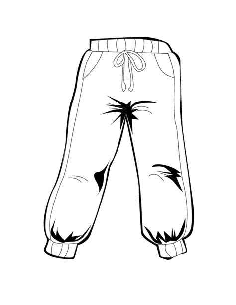 Pants Coloring Pages Coloring Cool