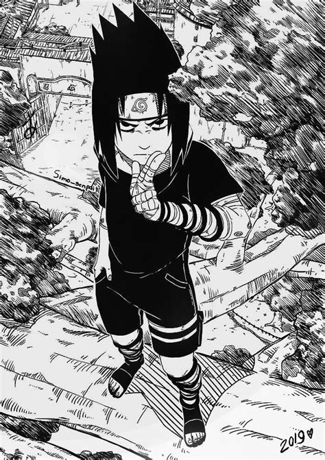 Sasuke Uchiha Infernallivai Illustrations Art Street