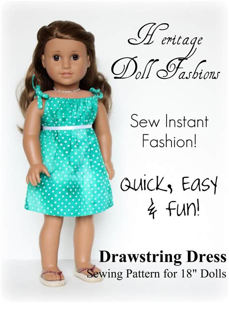 The most eye catchy difference between an 18 inch doll and barbie doll can be found out within the size and its 18 inch doll clothes patterns. Grosgrain: Free Pattern Month Day 27 - Liberty Jane ...