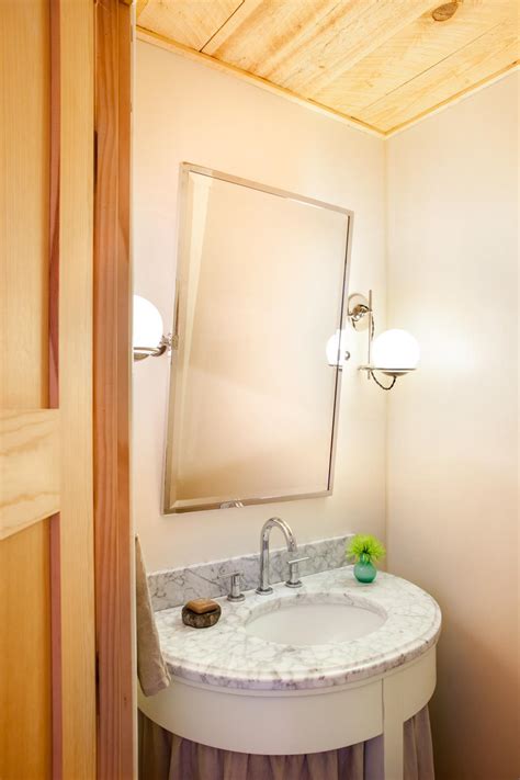Our paint offers the durability & vibrant color you want in your home. Neutral Powder Room With Gray and White Marble Sink | HGTV
