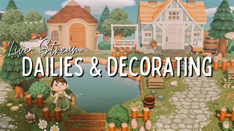 Dailies And Decorating Live Stream Animal Crossing New Horizons