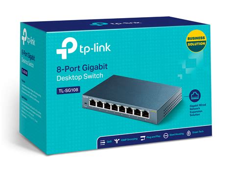 Tl Sg108 8 Port 101001000mbps Desktop Switch Tp Link