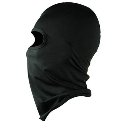 Unisex Synthetic Silk Ultra Thin Thermal Face Mask Hood Helmet