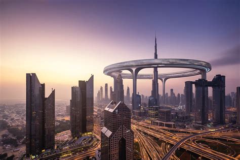 Dubai Skyline To Change With A Gigantic Ring To Encircle Burj Khalifa