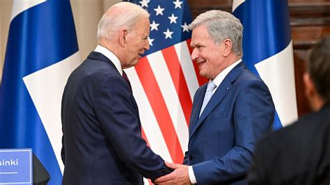 Biden Welcomes Finland To Nato Ensures Support For Ukraine