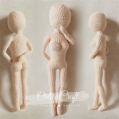Pattern Seamless Dolls Body Crochet Doll Crochet Crochet Amigurumi