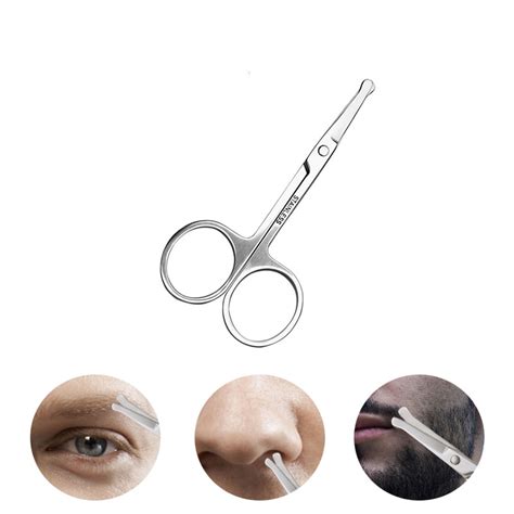 Rounded Nose Hair Trimmer Safety Scissors Multi Purpose Scissor With