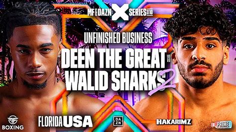 Deen The Great Vs Walid Sharks Rematch Confirmed Youtube