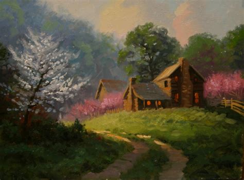 You are not a camper, not on the road with the camping vehicle for a change, you want to visit family and friends on our camping site or get to know our high quality grounds as a guest? Country Blessings by Mark Keathley as painted in stages