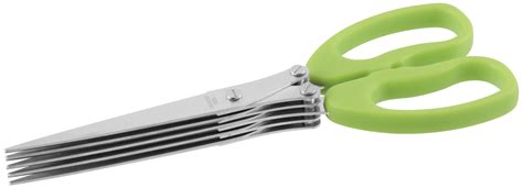 5 Blade Stainless Steel Herb Scissors Vegetable Kitchen Multi Purpose
