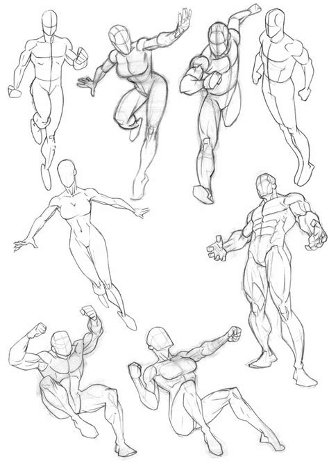 Sketchbook Practice1 By Bambs79 Figure Drawing Anime Poses Reference