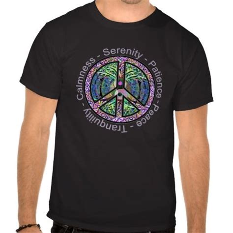 Serenity Patience Peace Tranquility Calmness Tshirts Tree Of Life Shop