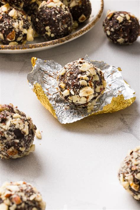 Homemade Ferrero Rocher Hazelnut Date Balls Healthmam Com