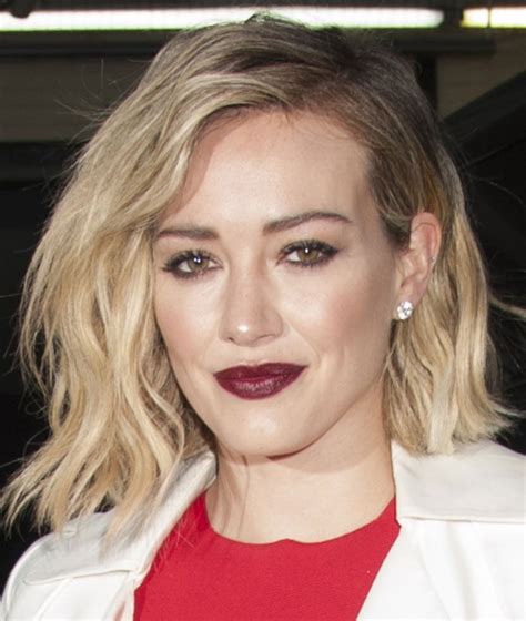 Hilary Duff Puts On Brave Face In Brian Atwood Tamara Heels