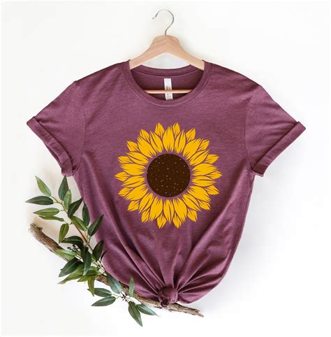 Sunflower Shirt Sunflower Tee Sunflower Tshirt Floral Etsy