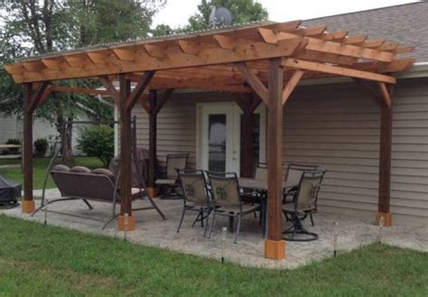 This diy timber build pergola plan is an easygoing project to produce outdoor life space for your yard. Covered Pergola Plans 12x24' Outside Patio Wood Design